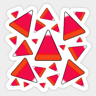 Candy Corn in Reds Sticker